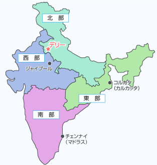 インド地図